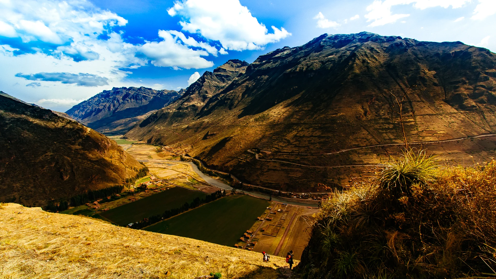 A valley in the Andes