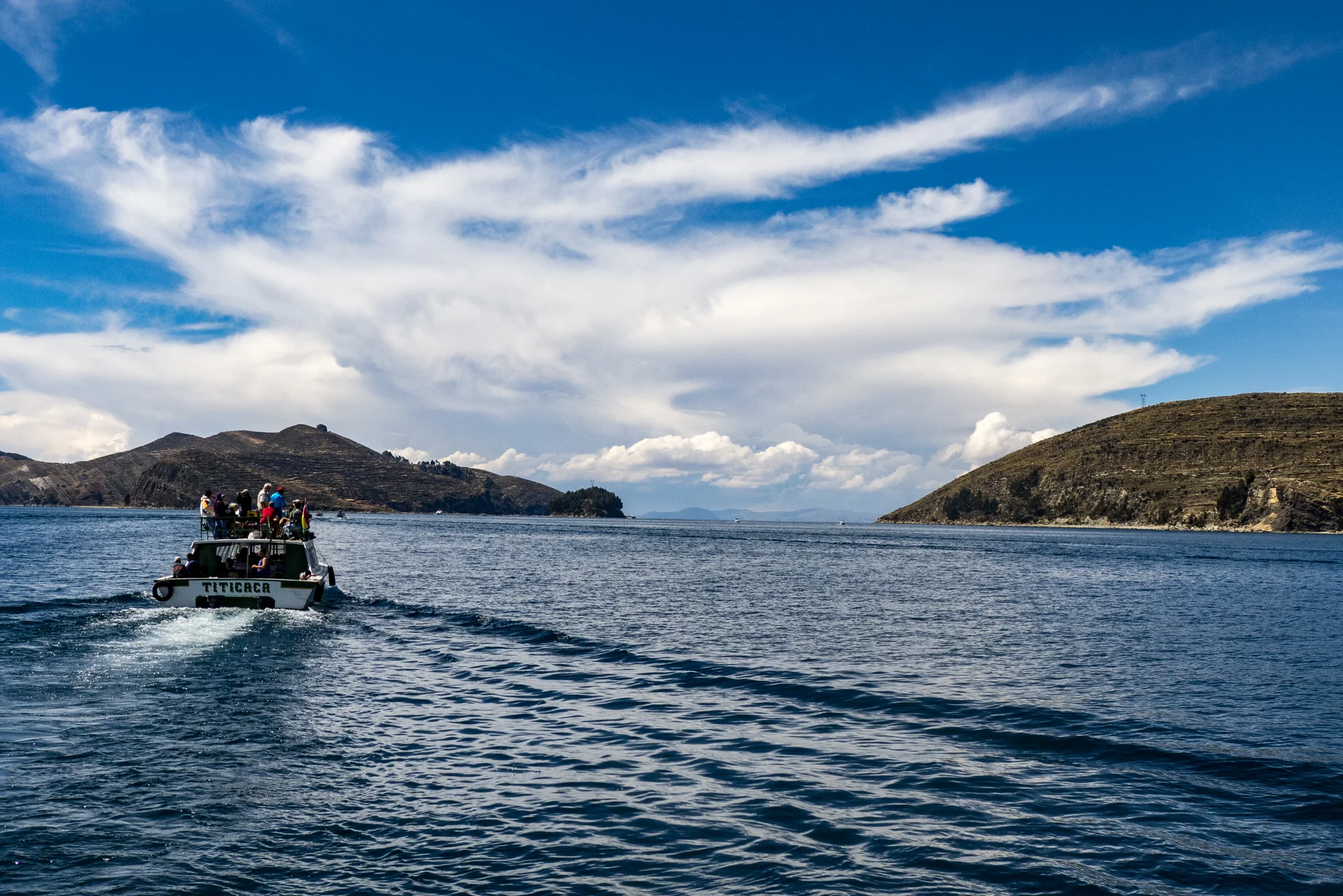 A boat journey on Lake Titicaca